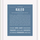 Frame Options | Steele Blue | White Frame, Matted