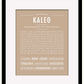 Frame Options | Tan | Black Frame, Matted