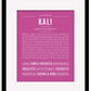 Frame Options | Dark Pink | Black Frame, Matted