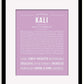 Frame Options | Lilac | Black Frame, Matted