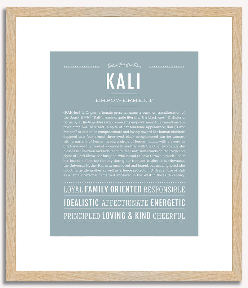 Kali | Name Art Print