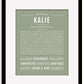 Frame Options | Sage | Black Frame, Matted