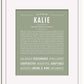 Frame Options | Sage | White Frame, Matted