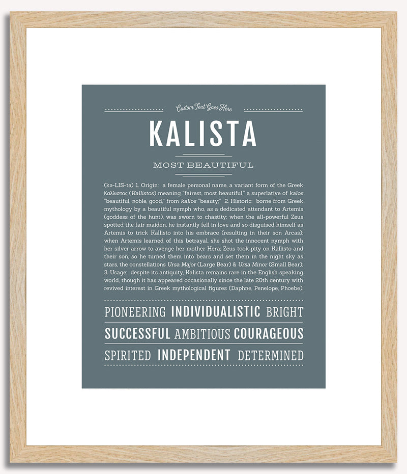 Kalista | Name Art Print