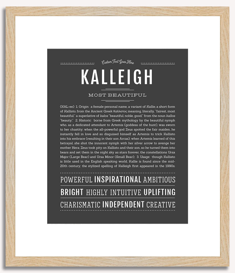 Kalleigh | Name Art Print