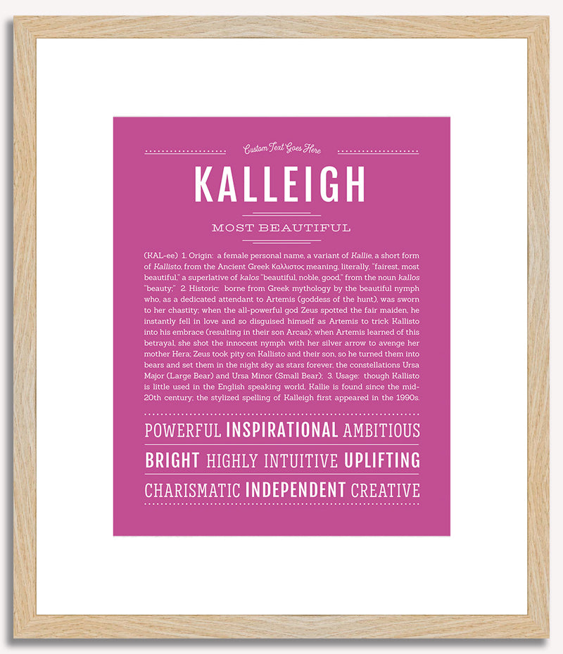 Kalleigh | Name Art Print