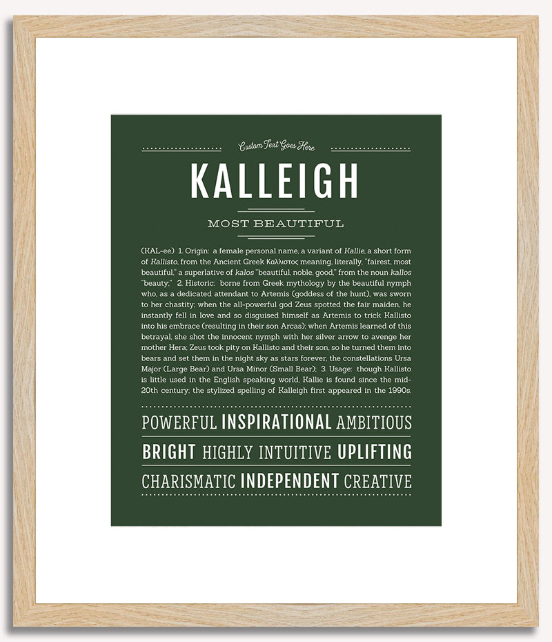 Kalleigh | Name Art Print