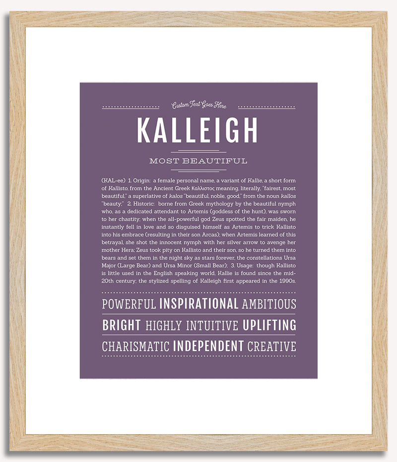 Kalleigh | Name Art Print