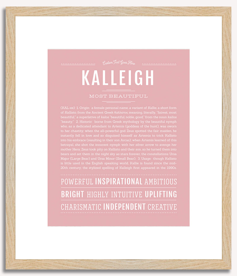 Kalleigh | Name Art Print