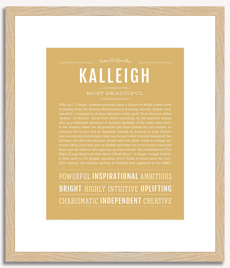 Kalleigh | Name Art Print