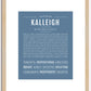 Kalleigh | Name Art Print