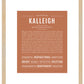 Kalleigh | Name Art Print