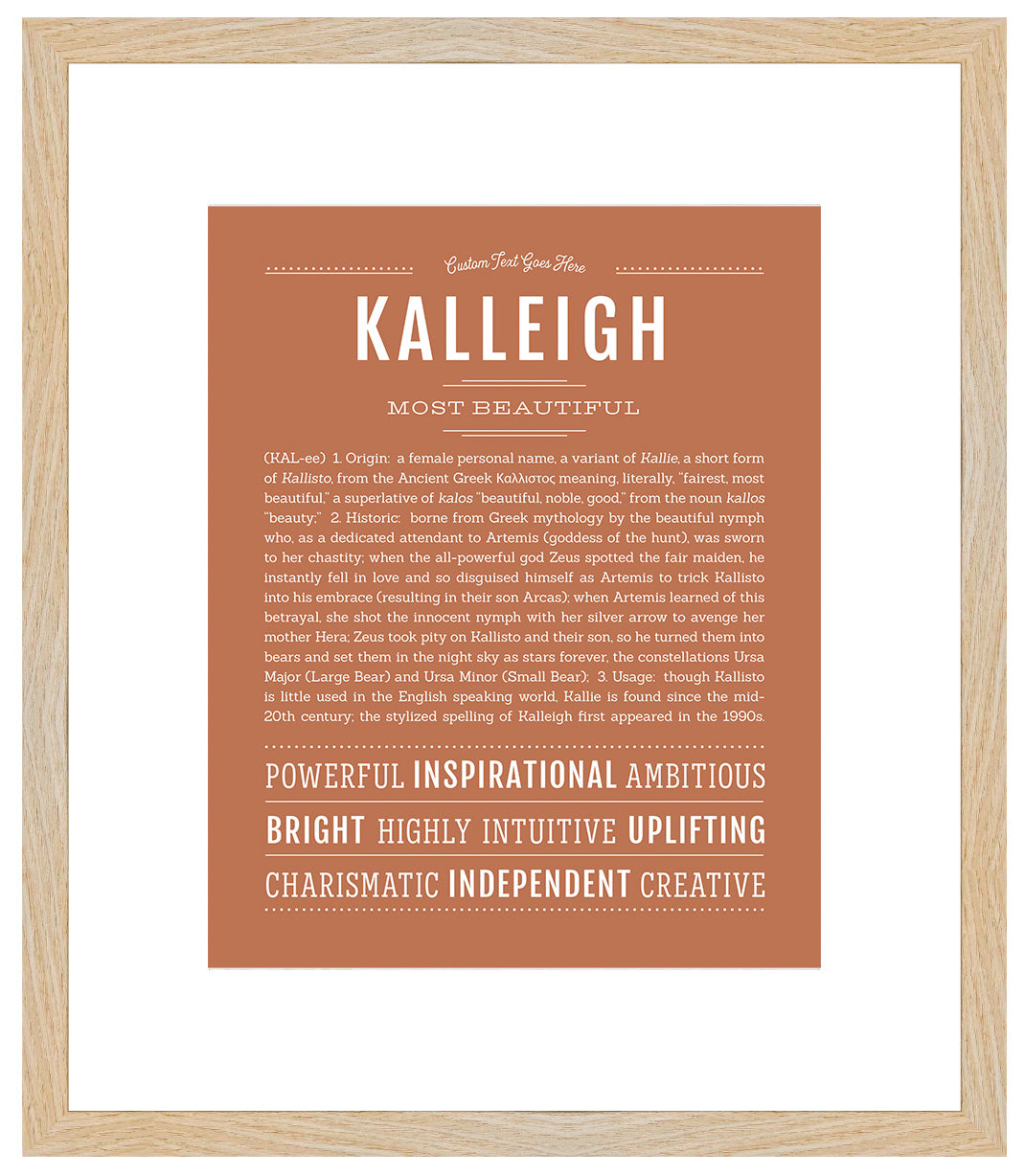 Kalleigh | Name Art Print