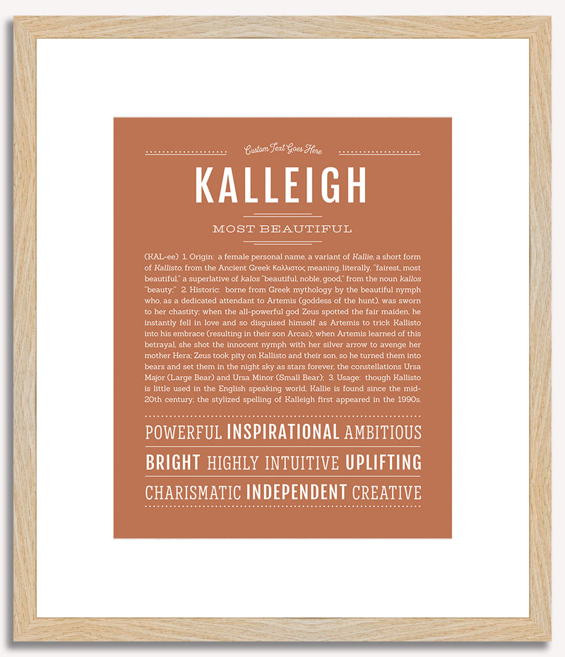 Kalleigh | Name Art Print