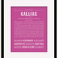 Frame Options | Dark Pink | Black Frame, Matted