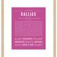 Frame Options | Dark Pink | Maple Frame, Matted