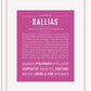 Frame Options | Dark Pink | White Frame, Matted
