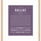 Frame Options | Deep Purple | Maple Frame, Matted
