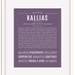 Frame Options | Deep Purple | White Frame, Matted