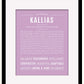 Frame Options | Lilac | Black Frame, Matted