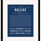 Frame Options | Midnight Blue | Black Frame, Matted