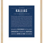 Frame Options | Midnight Blue | Maple Frame, Matted