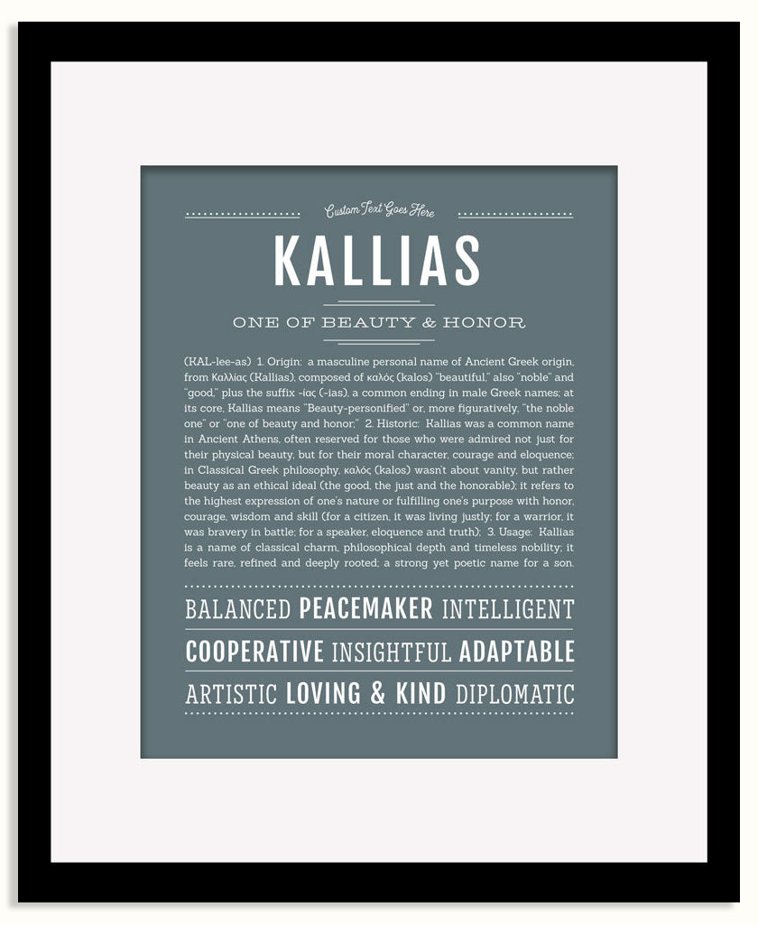 Frame Options | Night Rendezvous | Black Frame, Matted