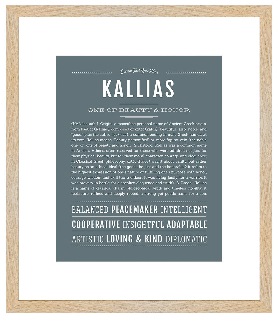Frame Options | Night Rendezvous | Maple Frame, Matted