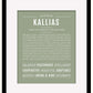 Frame Options | Sage | Black Frame, Matted