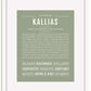 Frame Options | Sage | White Frame, Matted