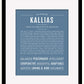 Frame Options | Steele Blue | Black Frame, Matted