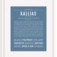 Frame Options | Steele Blue | White Frame, Matted