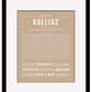 Frame Options | Tan | Black Frame, Matted