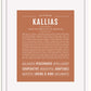 Frame Options | Terra Cotta | White Frame, Matted