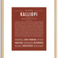 Kalliopi | Name Art Print