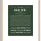 Kalliopi | Name Art Print