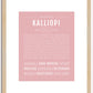 Kalliopi | Name Art Print