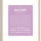 Kalliopi | Name Art Print