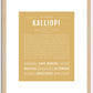 Kalliopi | Name Art Print