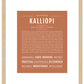 Kalliopi | Name Art Print