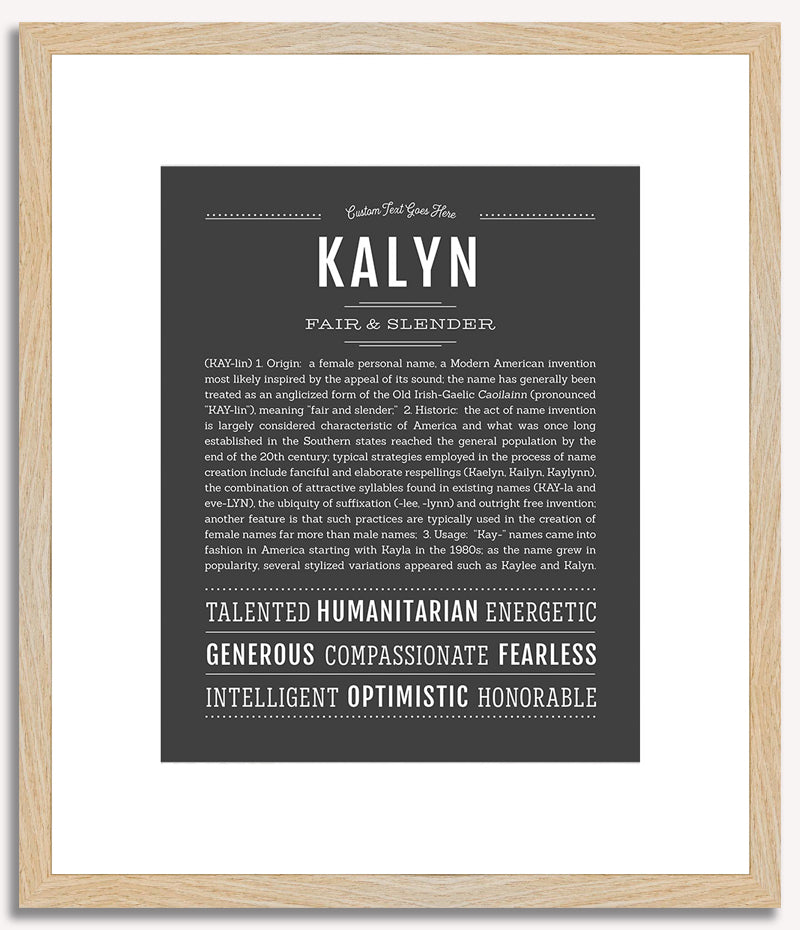 Kalyn | Name Art Print