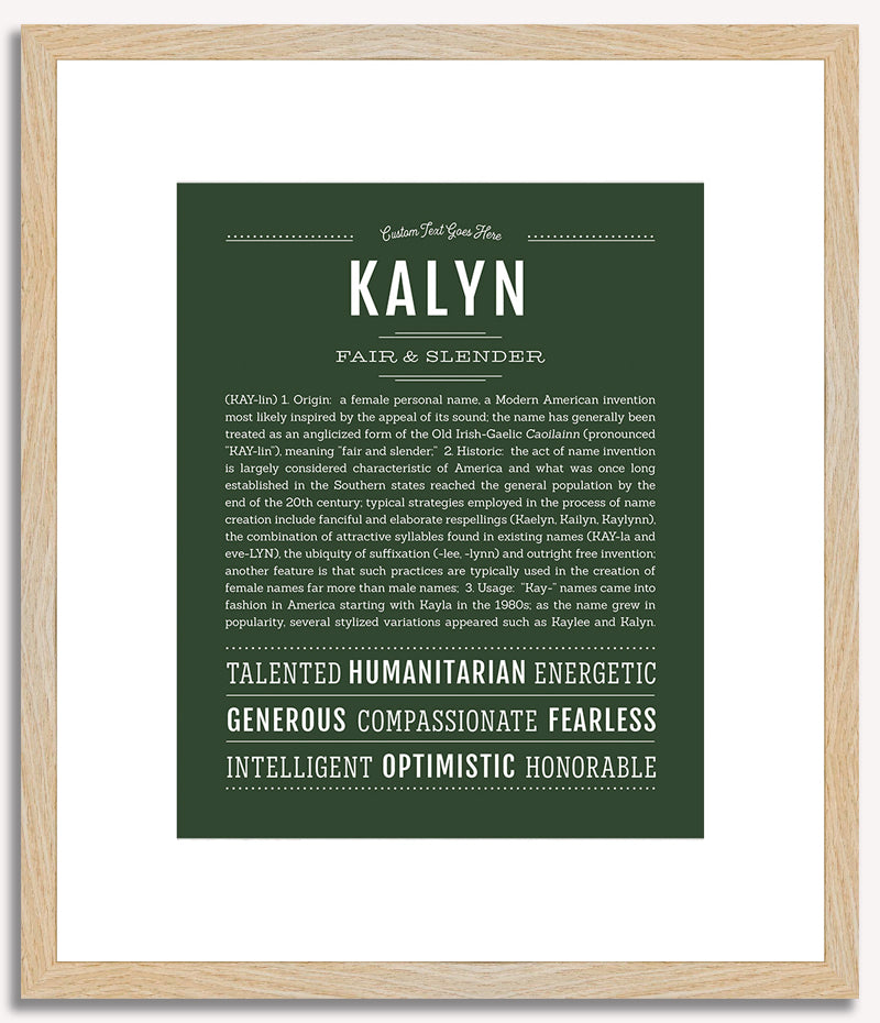 Kalyn | Name Art Print