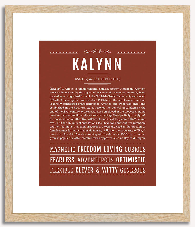 Kalynn | Name Art Print