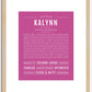 Kalynn | Name Art Print