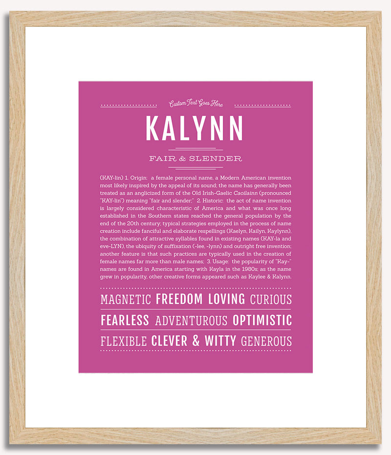 Kalynn | Name Art Print