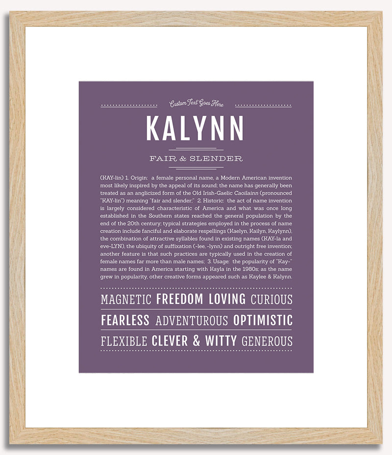 Kalynn | Name Art Print