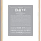 Kalynn | Name Art Print