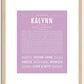 Kalynn | Name Art Print