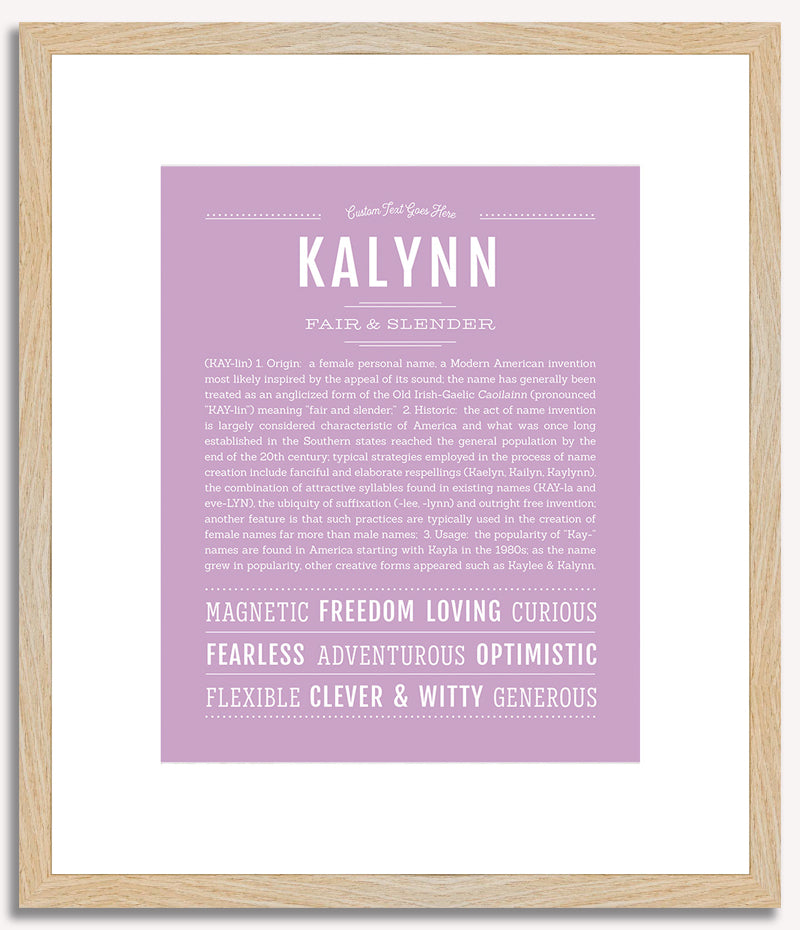 Kalynn | Name Art Print