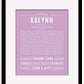 Frame Options | Lilac | Black Frame, Matted